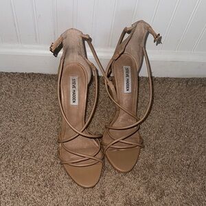 Steve Madden Brown Strappy Heels